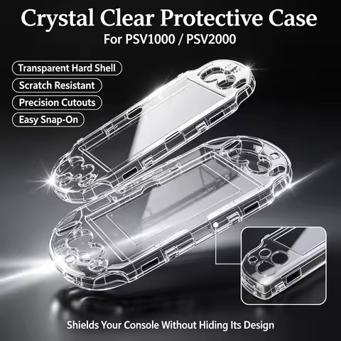 Game Console Case 1PC Crystal Protective Case for PS Vita PSV2000 PSV1000 High Transparency Hard She