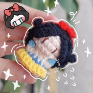 Snow White Princess Keychain | Snow White Princess wool keychain