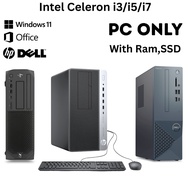 (USED) Desktop PC 6th 7th 8th Generation PC Only 1 Month Warranty