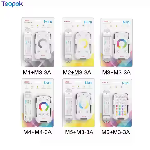 LTECH Led Controller Input 3A 3 Channel 4 Channel DC 12V 24V RF Wireless Remote For RGB RGBW CCT Sin