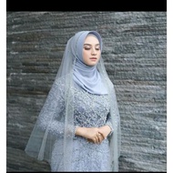 Bridal pearl veil/muslim bridal pearl slayer