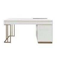 โต๊ะทำงาน SB FURNITURE GALAR 19222711 159 ซม. สีขาว (1277983)