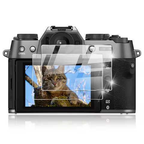 2Pack Tempered Glass for Fujifilm XT50 XT30 XT5 XT4 X100VI X100V X100IV XS20，Anti-Scratch Screen Pro