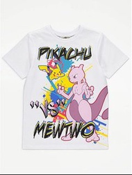 Pokemon Tee 比卡超短袖衫