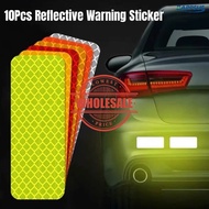 [Wholesale Price] Waterproof Car Reflective Warning Signs Sticker Trunk Safety Reflective Strip Decals Protection Auto Accessories