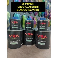 VRA LEGASI 2K PRIMER HIGH SOLID/FAST DRY/GREY/BLACK/WHITE/1 Liter