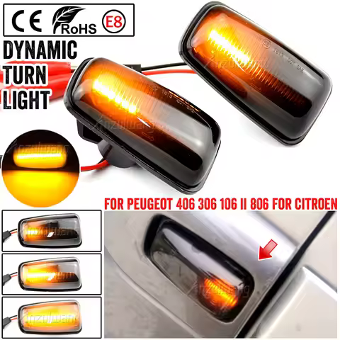 For Peugeot 306 106 406 806 Expert Partner For Citroen Berlingo Jumpy Saxo Xantia XM Dynamic Led Tur