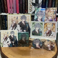 Genshin Impact Alhaitham X Kaveh Haikaveh Suits Shikishi Badge Jewel Polaroid Hologram Print Fanart 