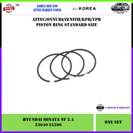 Hyundai Sonata NF 2.4 Korea Aftermarket Piston Ring Set Standard Size (23040-25200)