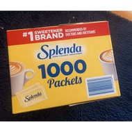 splenda zero calorie sweetener 1000 ppackets
