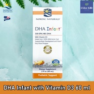 ดีเอชเอ วิตามินดี3 แบบน้ำ สำหรับเด็ก  DHA Infant with Vitamin D3 - Nordic Naturals
