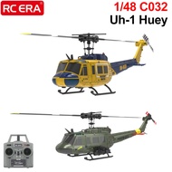 RC ERA C032 UH1 Huey Weathered Marine 6Ch RC Helicopter With Optical Flow TOF Auto Stabilized 3D Bru