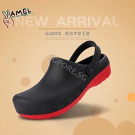 Ready Stock Waterproof Slip Resistant Kitchen Chef Clog Non Slip Work Shoes Men Shoes