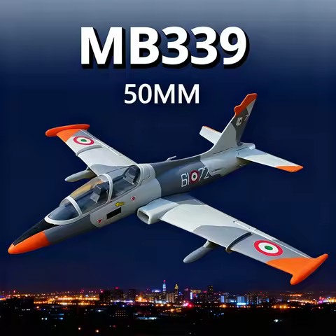 SY Model Sell Well MB339 Ducted Aircraft Fighter 50mm Ducted Electric Fixed-Wing Aircraft Model, Sim