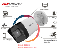 Hikvision DS-2CD1043G2-I / DS-2CD1043G2-LIU 4MP MD 2.0 Fixed Bullet Network Camera - Hikvision 4MP P