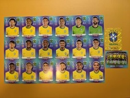 panini world cup 2022 stickers full set brazil 世界盃2022 巴西 全隊貼紙