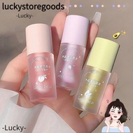 LUCKY Lip Oil, Fragrance Moisturizes Lipstick, Lip Care Serum Glass Big Brush Head Non-sticky Lip Pl