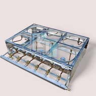 KT WARE 6 Burner Pancake Gas Stove / Dapur Gas Apam Balik 6 Kepala / Dapur Kuih Ban Chan / Stove Apa