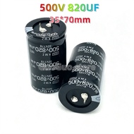 1pcs 500V 820UF Electrolytic Capacitor 820uF 500v 35*70mm