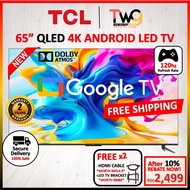 [FREE SHIPPING + 2 GIFT] TCL (50" 55" 65") C645 Quantum Dot 4K 120hz UHD Google TV LED 50C645 55C645 65C645