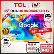 [FREE SHIPPING + 2 GIFT] TCL (50" 55" 65") C645 Quantum Dot 4K 120hz UHD Google TV LED 50C645 55C645