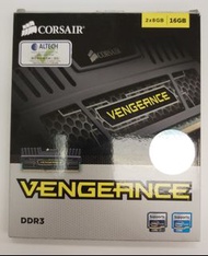 DDR3 RAM, Corsair Vengeance 16GB kit (2x8GB) CL9 1600MHz