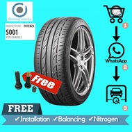 185/55R15 - Bridgestone Potenza S001 (With Installation)