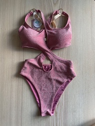 Pole wear Cristall bodysuit pink polewear