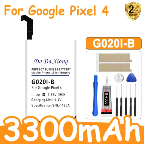 New G020I-B 3300mAh Replacement Battery For Google Pixel 4 Pixel4 Genuine Latest Production Phone Ba
