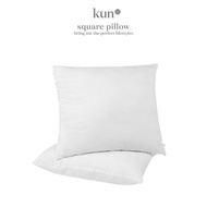 [kun EM] kun Hotel Square Cushion Pillow High Quality Fabric & Polyester Fill