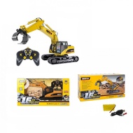 GKIDS RC Hulna Toys 1570 Metal Timber Grab Truck 1:14 Scale 2.4Ghz - Remote Control Excavator Bulldo