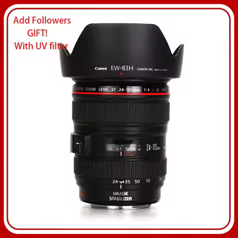 Canon EF 24-105mm f/4 L IS USM Lens for Canon EOS SLR Cameras