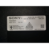 SONY KD-49X7000E MAINBOARD