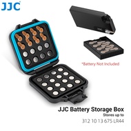 JJC Battery Case Holder for Size 312 13 10 LR44, Water-ResistantHearing Aid Batteries Protection Hol