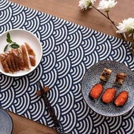 Simple Modern Table Runner Japanese Style Japanese Style Table Runner Coffee Table Cloth Runner Blue