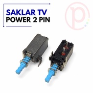 2-Pin Power TV Switch biru 2-Pin TV Switch/ biru