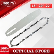 REAIM 18"/20"/22" Chainsaw Saws Chain 325-72DL 76DL 86DL Blade & Chain Replacement Saw Parts
