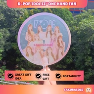 IZONE Hand Fan K Pop Idol Fans Idol Group Izone Fan Korean Idol Hand Fan Handfan K-pop IZONE Collect