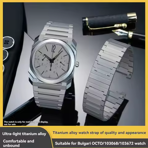 High Quality For BVLGARI OCTO Series 103467 103297 103297 103464 Modified Solid Titanium 40mm Dial W