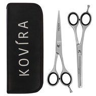 Kovira 6.5 inch Hairdressing Scissors with Case Barber Hairdresser Scissors and Thinning Shears Cut