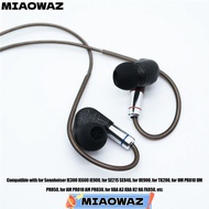 MIAOWAZ MMCX to 3.5mm Earphone Cable, Low Noise 3.5mm Plug Earbuds Upgrade Wire, Flexible 120cm/3.9f