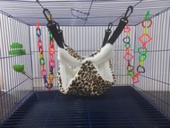 Double Hammock Aksesoris Sugar Glider Kandang Sugar Glider Mainan Sugar Glider