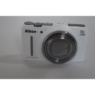 [USED in Japan] Nikon Digital Camera S9700 30x optical 16.05 million pixels Elegant White S9700WH