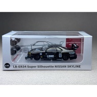 LB-ER34 Super Silhouette Nissan Skyline ER06 Scale 1:64 Brand CM Model