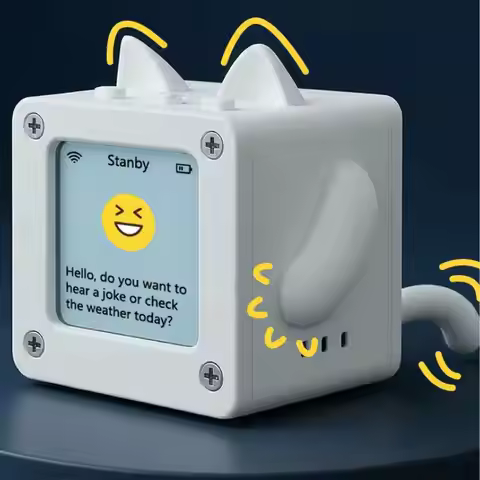 EMO XiaoZhi Mini AI Robot | Smart Voice Chatbot, Emotional Interaction, Personalized AI Companion, M