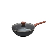 FUKURO KANZEN FORGED NON-STICK WOK PAN 30CM WITH GLASS LID