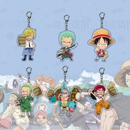Cartoon Cartoon Anime One Piece Merchandise Acrylic Keychain Couple Pendant Keychain