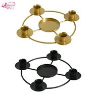 Abbraccia Advent Wreath  Iron Candlestick Home Decor Table Decoration European Advent Candle Holder 