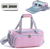AMOIGEE Carrying Case for Cricut Joy Xtra, Joy Extra Bag, Full Open Case with Pockets for Cricut Joy