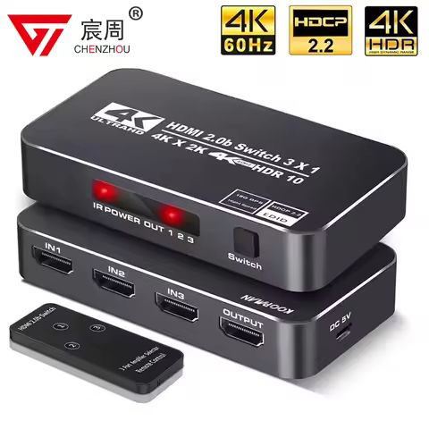 60Hz 4K HDMI Switch HDR HDMI ARC audio extractor HDMI 2.0 splitter switcher HDMI Switch audio extrac